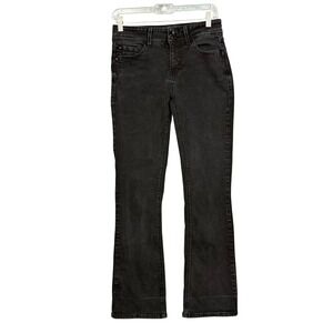 Curve Appeal Jeans Womens 6 28 Charcoal Black Curve Creator High Rise Boot Cut